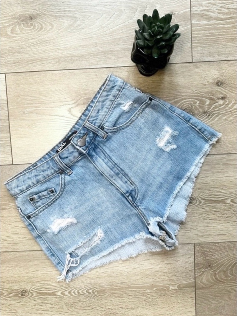 •BDG• Urban Outfitters High Rise Cheeky Denim Shorts